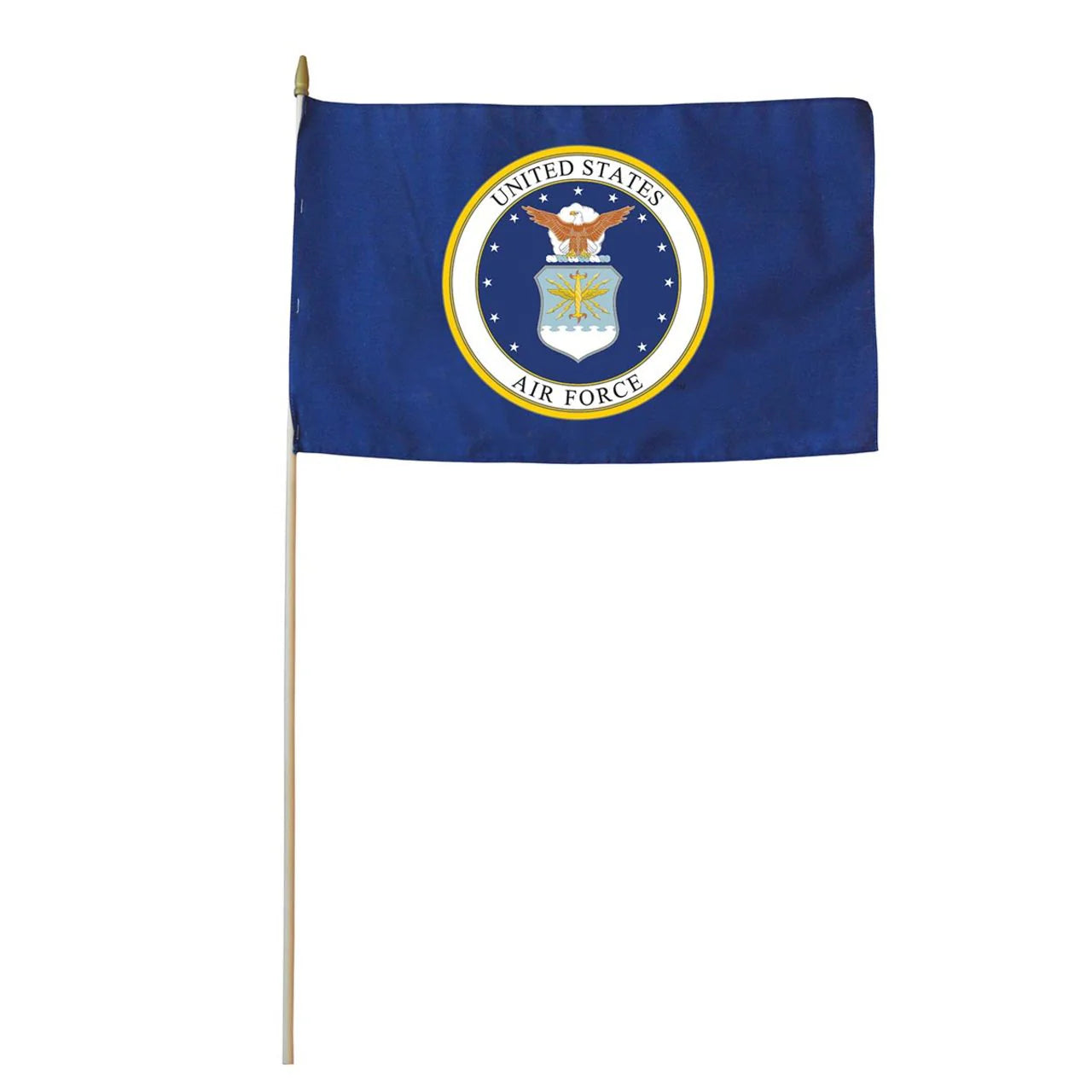 Navy 12'' x 18'' Flag on a Stick