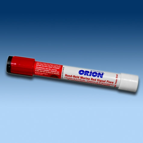 Marine Locator Handheld Red Flare, SOLD INDIVIDUALLY