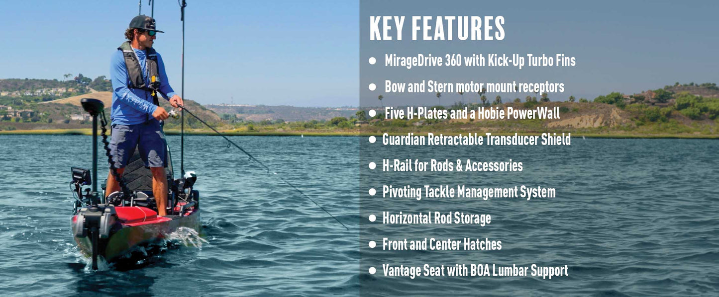Hobie Mirage Pro Angler 14 w/ 360XR Drive Technology