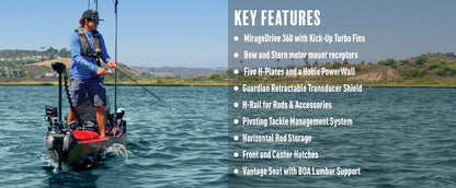 Hobie Mirage Pro Angler 14 w/ 360XR Drive Technology